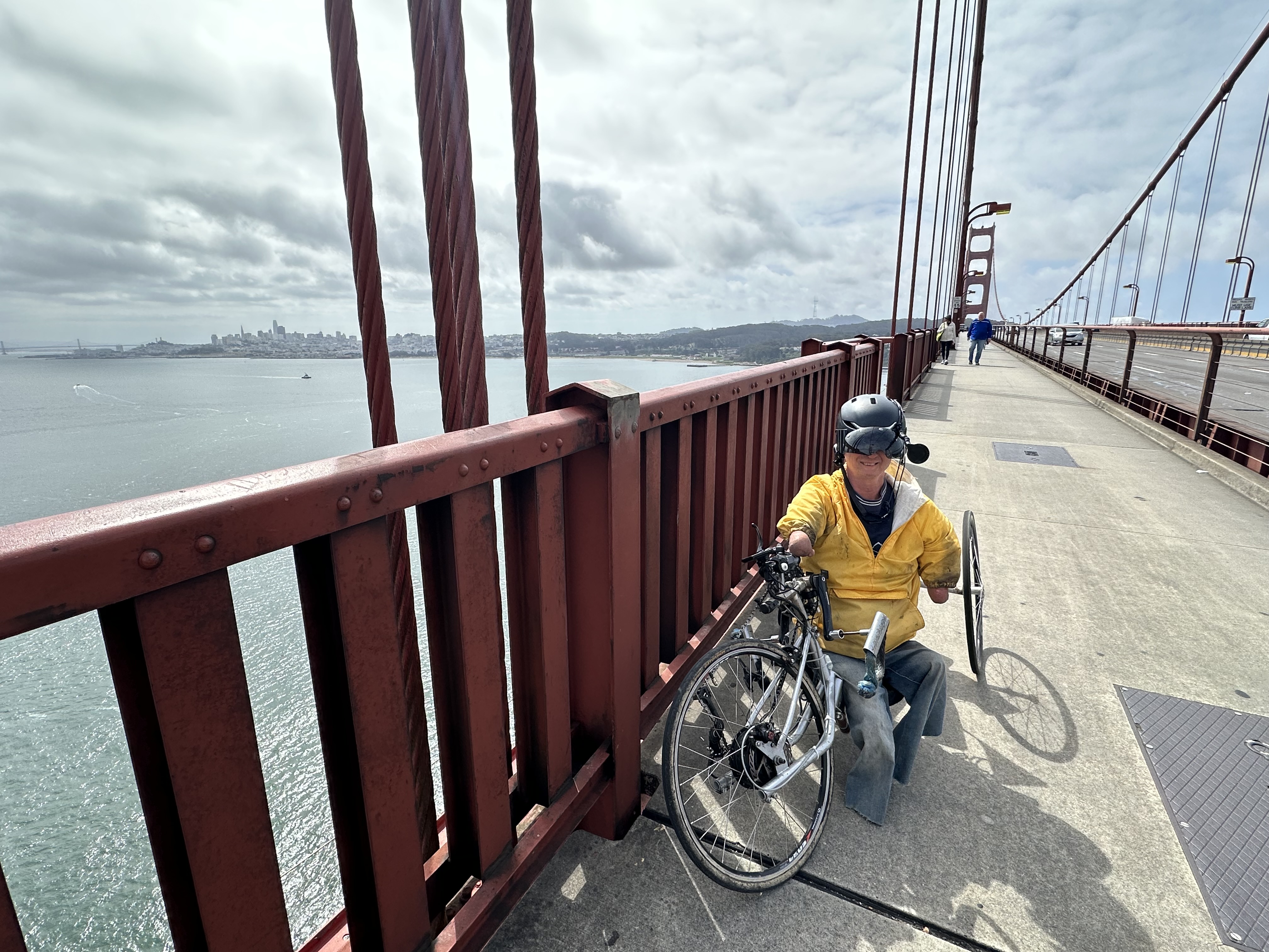 2025-04-16: Biking Across the Golden Gate Bridge